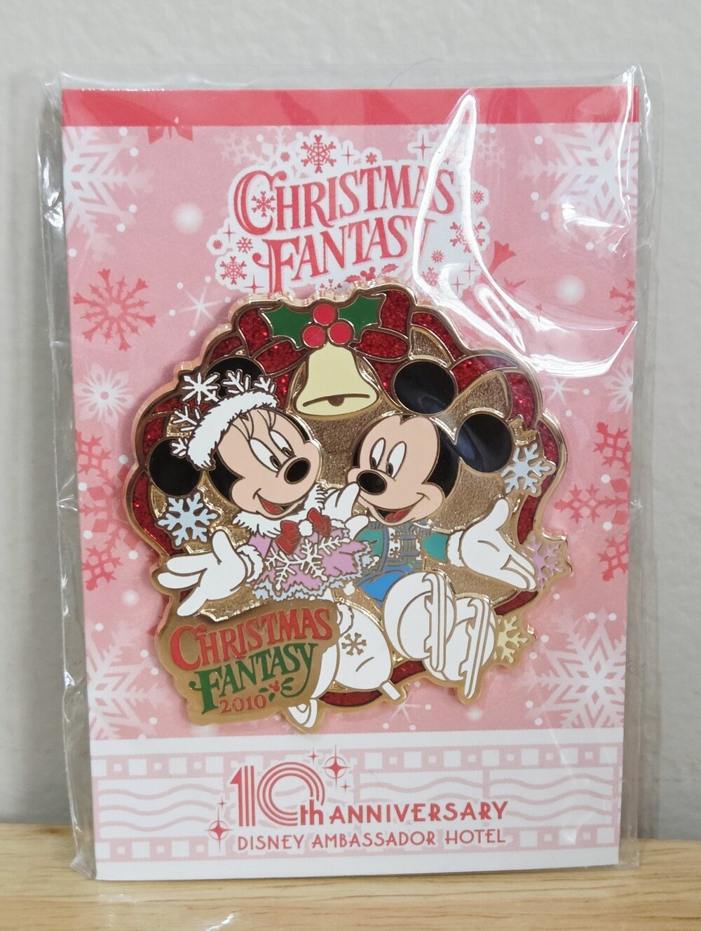 *3 for $30* Tokyo Disney Resort Christmas Fantasy 10th Anniversary Pin 2010